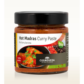 Cosmoveda® BIO Hot Madras Curry Paste 175g