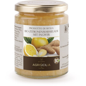 AGRISICILIA® Zitronen Aufstrich mit Ingwer Glas...
